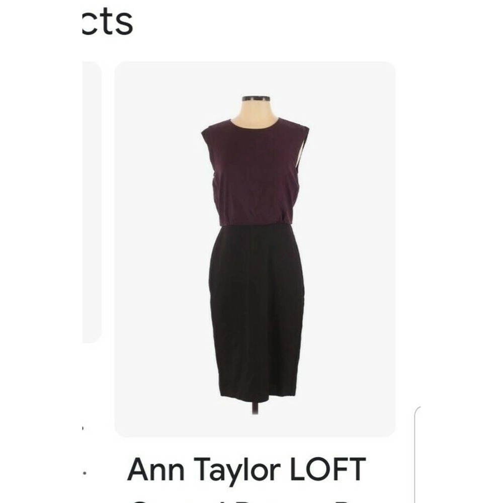 Loft 14 tall sleeveless sheath Dress - Picture 8 of 8